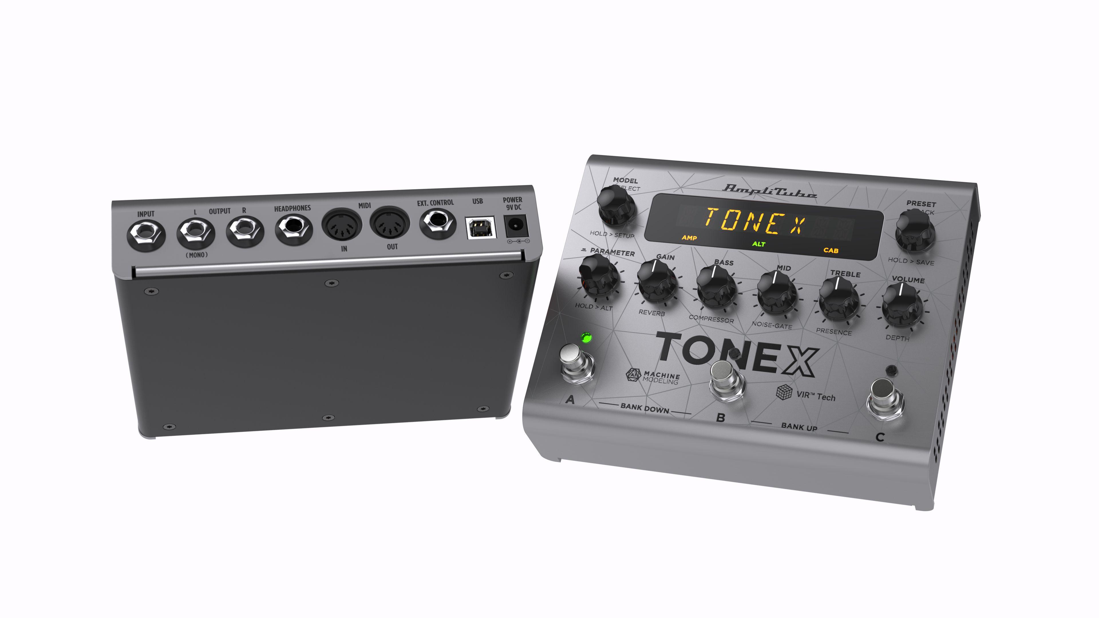 IK MultiMedia TONEX Bass Edition Pedal in Silver - Andertons Music Co